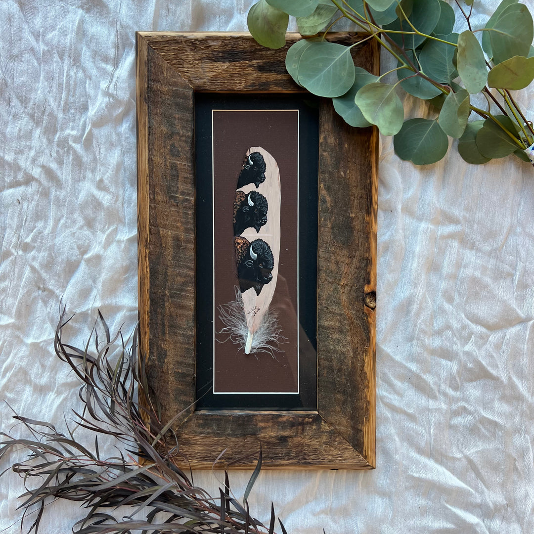 Lucille Scott Three Bison