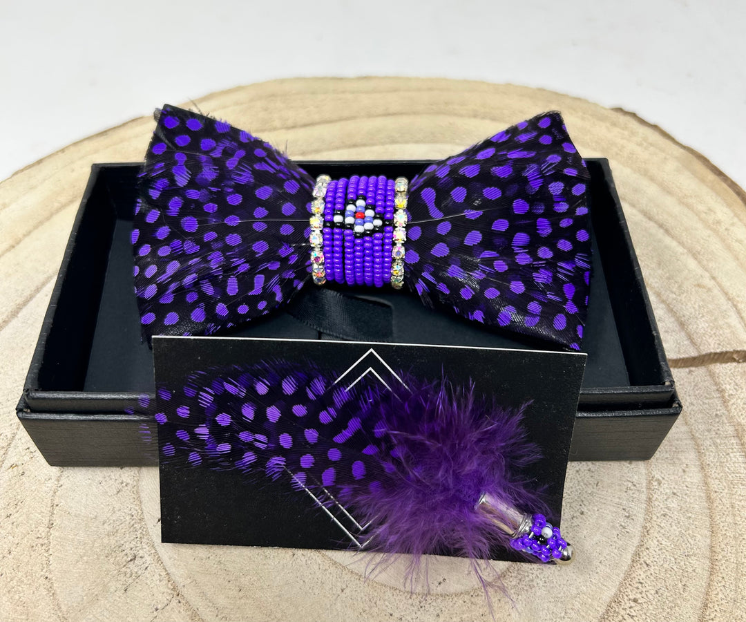 Helen Oro Designs Feather Bow Tie Collection