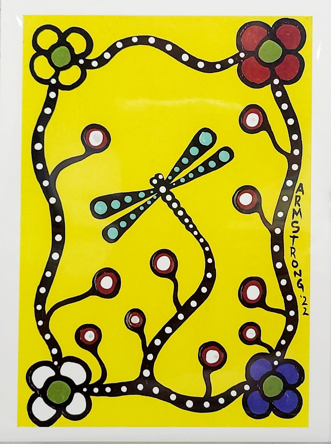 Audrey Armstrong Dragonfly Art Card