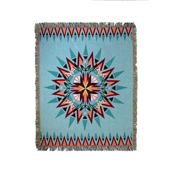 Eight Generation Mother Earth Throw Blanket