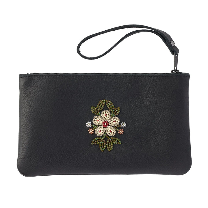 Manitobah Floret Beaded Wristlet Bag