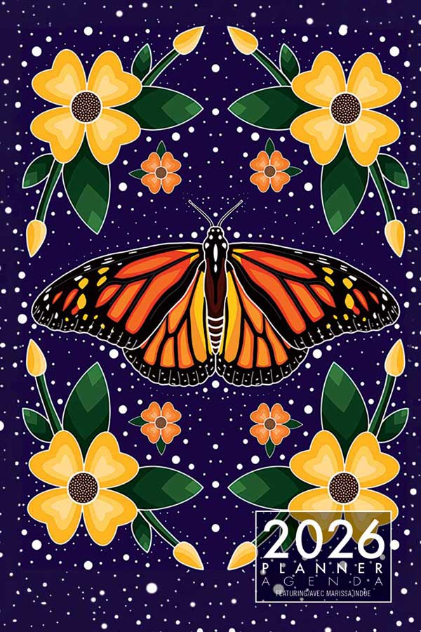 CAP Monarch Butterfly 2026 Weekly Planner