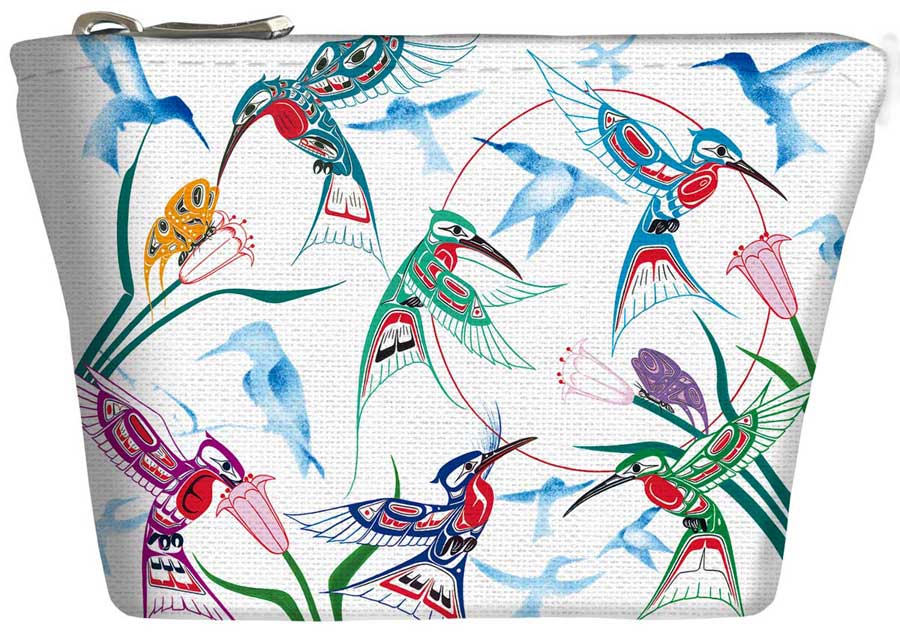 CAP Garden of Hummingbirds Coin Purse