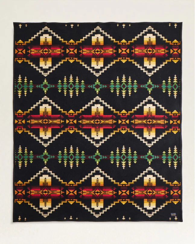 Pendleton Four Corners Black Multi Blanket