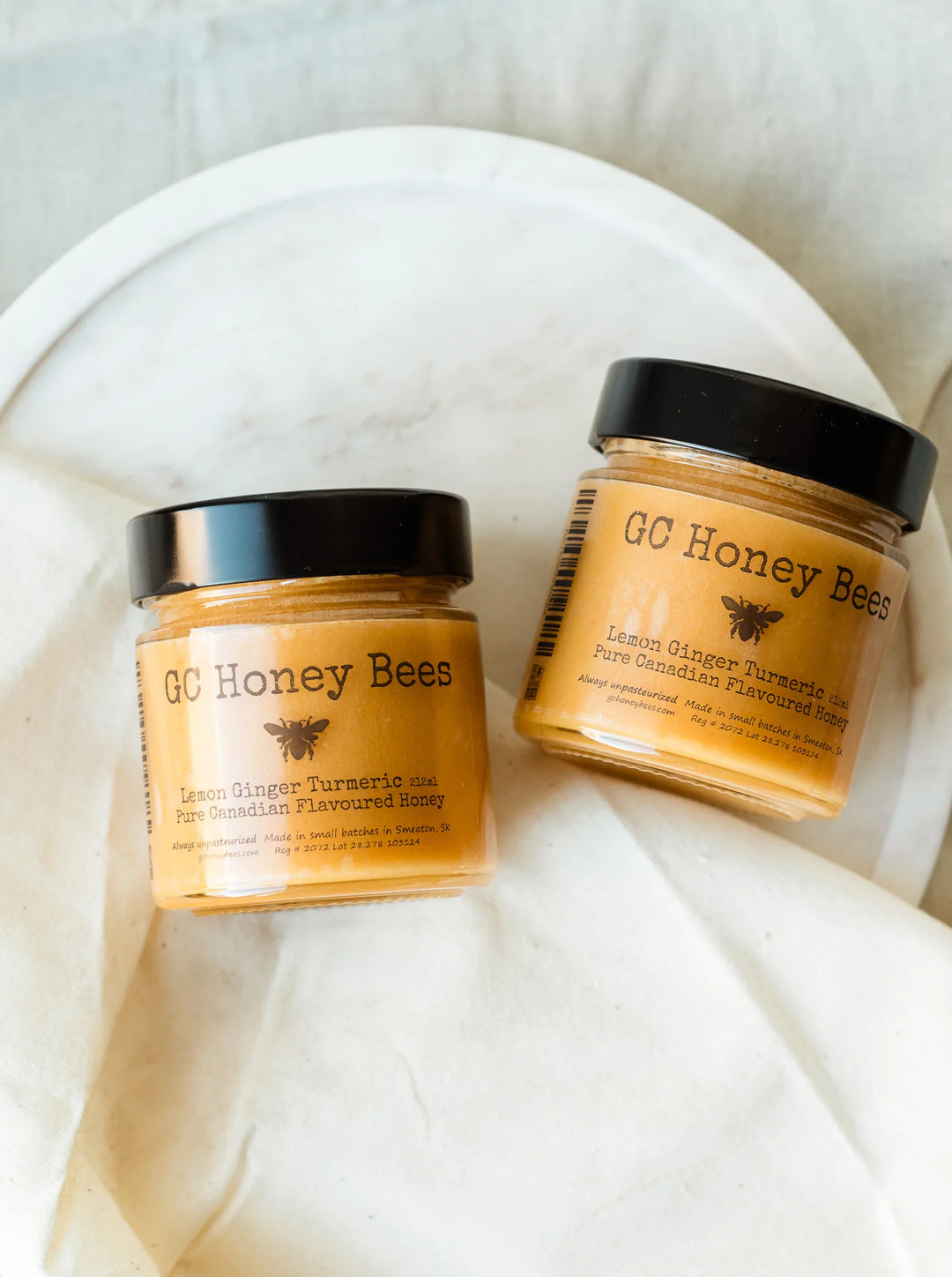 GC Honey Bees Lemon Ginger Turmeric Flavour Infused Honey