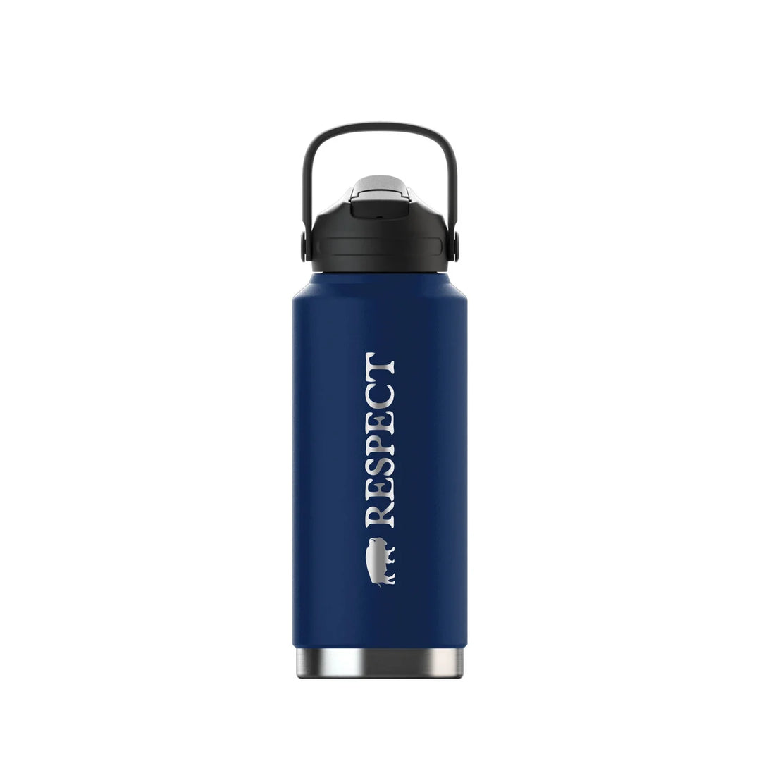 Keya 7 Teachings Stainless Steel Water Bottle - Bison/Respect