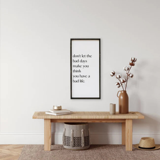 "Don't let the..." Wood Sign by william rae designs