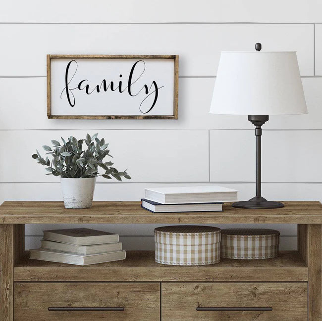 "Family" Wood sign by william rae designs