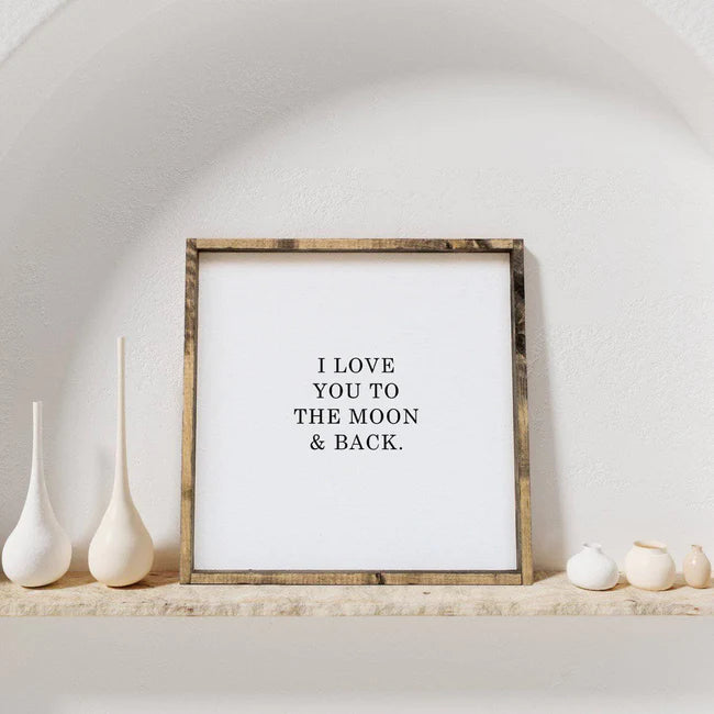 "I Love You..." Wood Sign by william rae designs