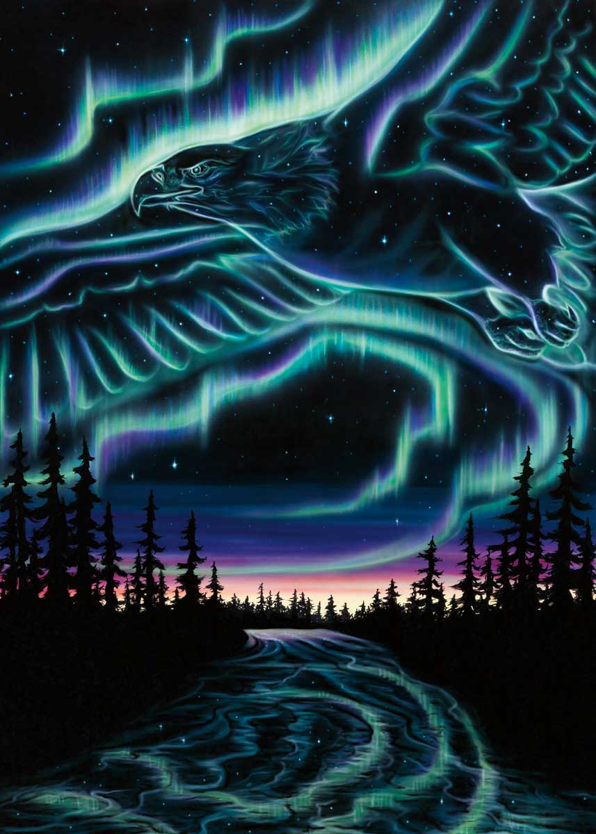 CAP Sky Dance Eagles Over the Sky Magnet