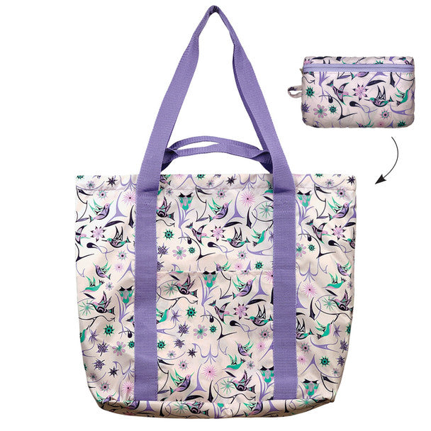 Native Northwest Hummingbirds Packable Tote