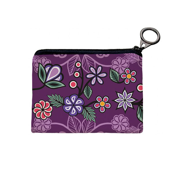 Native Northwest Ojibwe Florals Coin Purse