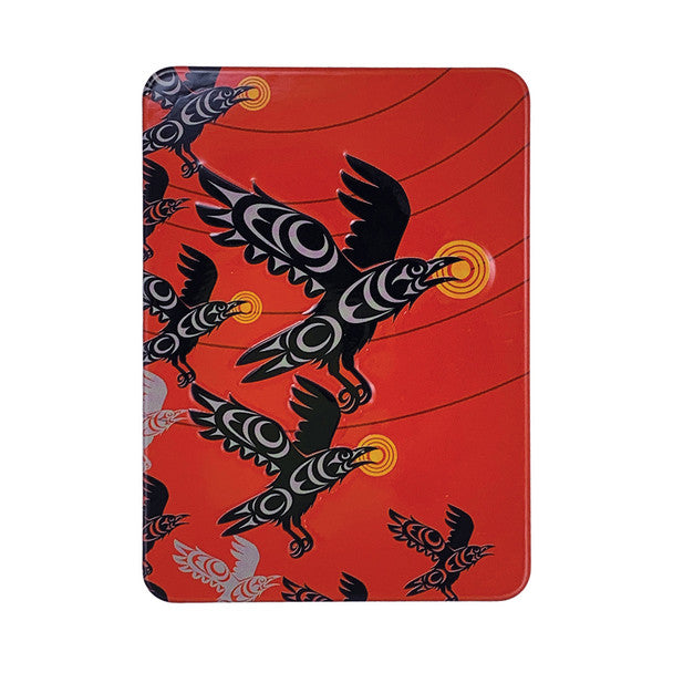 Native Northwest Chasing Light Embossed Metal Magnet