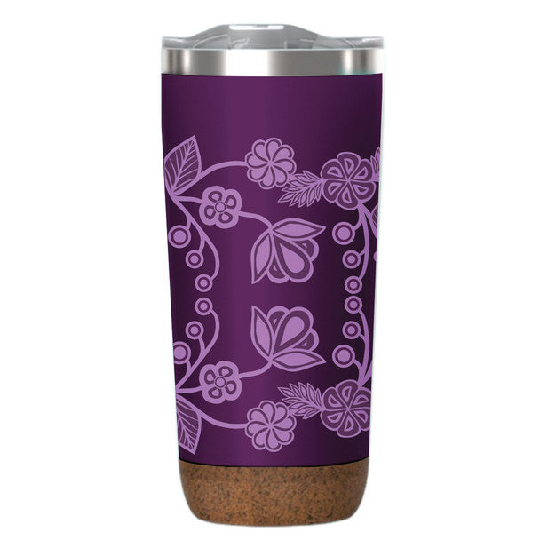 Native Northwest Ojibwe Florals Base Travel Mug (20oz)