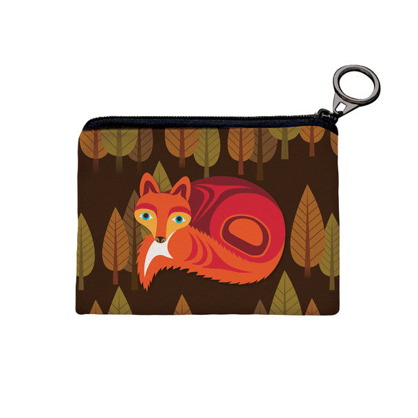 Native Northwest Fox Coin Purse