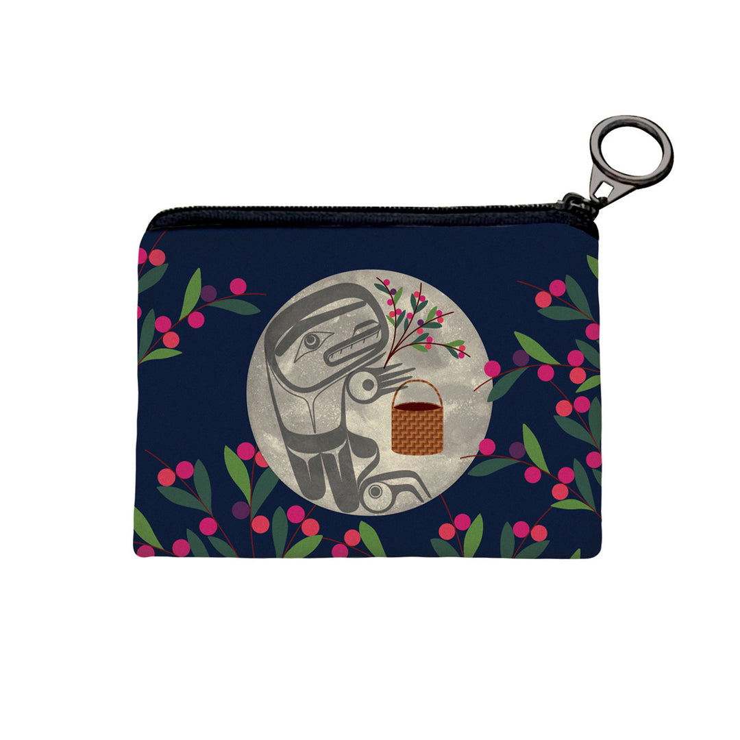 Native Northwest Berry Picker in the Moon Coin Purse