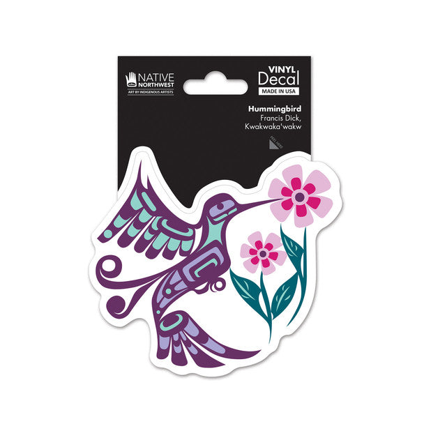 Native Northwest Hummingbird Premium Decal
