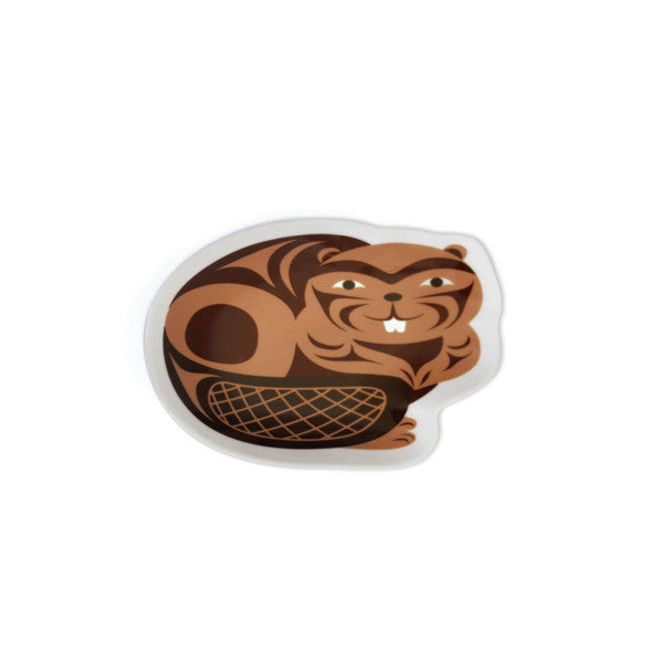 Native Northwest Ceramic Beaver Trinket Dish