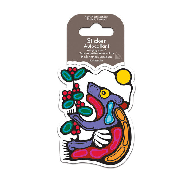 Native Northwest Sticker - Foraging Bear
