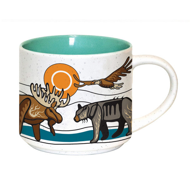 Native Northwest All My Relations (Indinawemaaganidag) Ceramic Mug