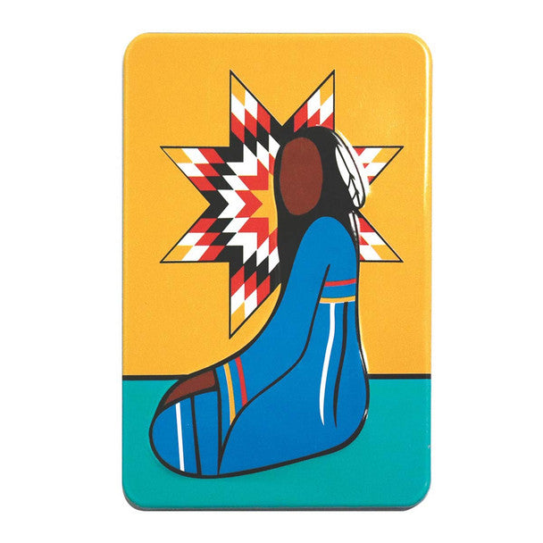 Native Northwest Her Ribbon Dress Embossed Metal Magnet