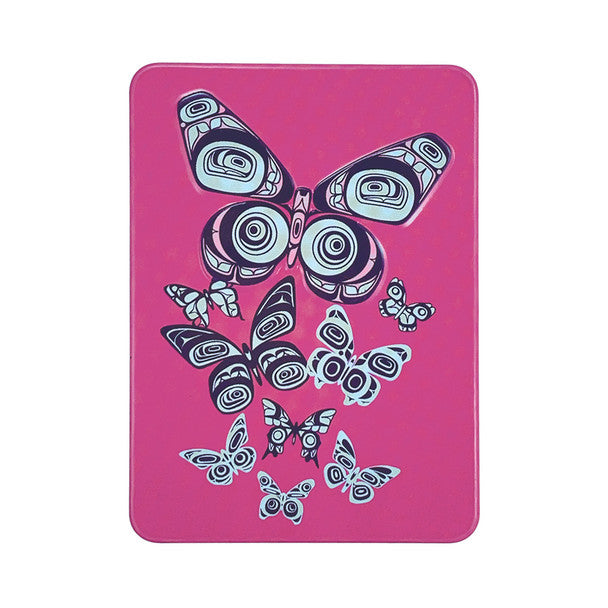 Native Northwest Butterflies Embossed Metal Magnet