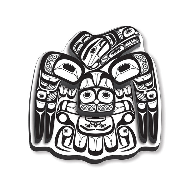 Native Northwest 3D Raven Magnet