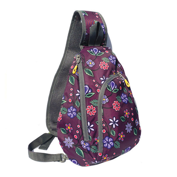 Native Northwest Ojibwe Florals Sling Pack