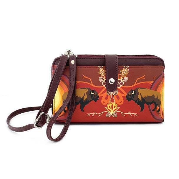 Native Northwest Buffaloes (MashkodeBiizhikina) Smartphone Crossbody bag