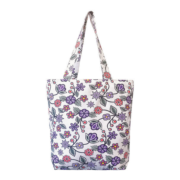 Native Northwest Ojibwe Florals Everyday Canvas Tote
