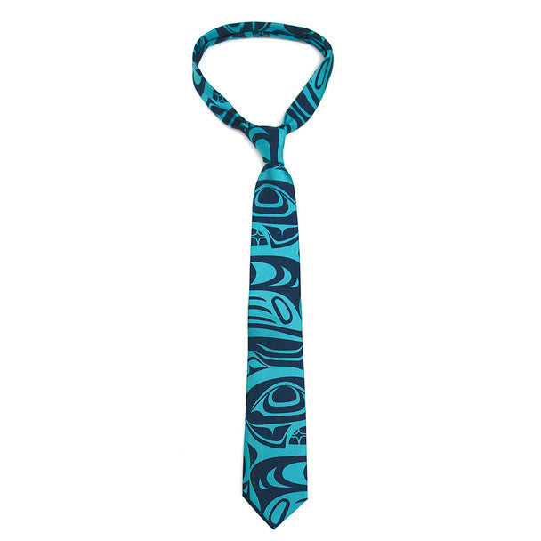 Native Northwest Spirit Wolf Polyester Woven Tie