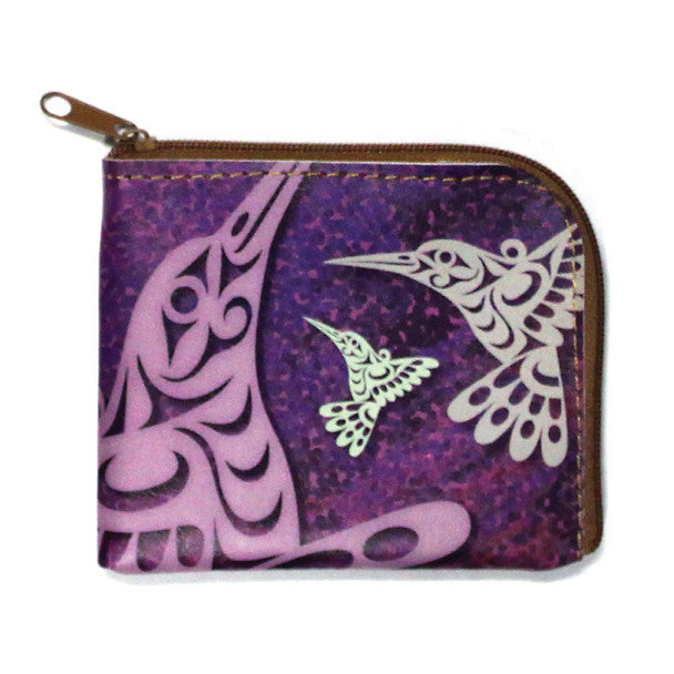 Native Northwest Hummingbird Coin Purse
