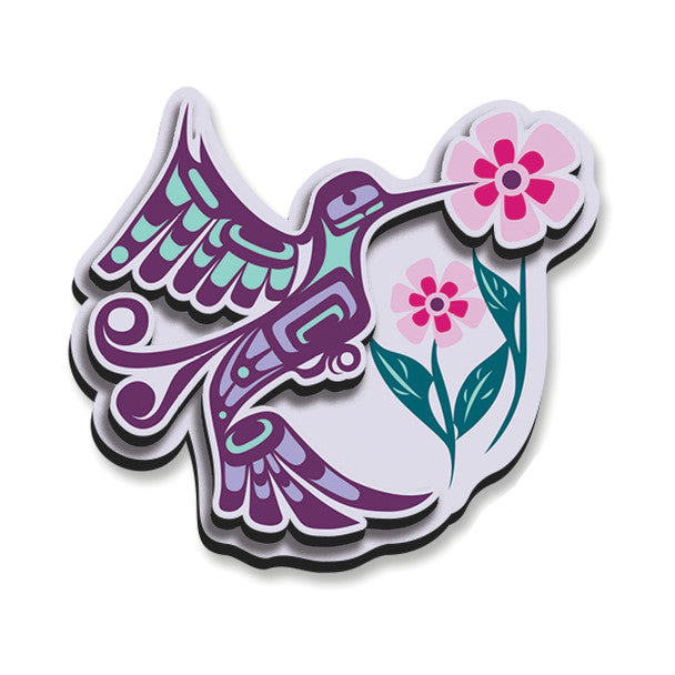 Native Northwest 3D Hummingbird Magnet