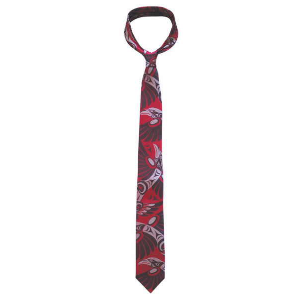 Native Northwest Raven Tie