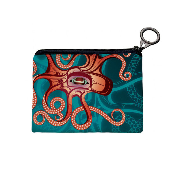 Native Northwest Octopus (Nuu) Coin Purse