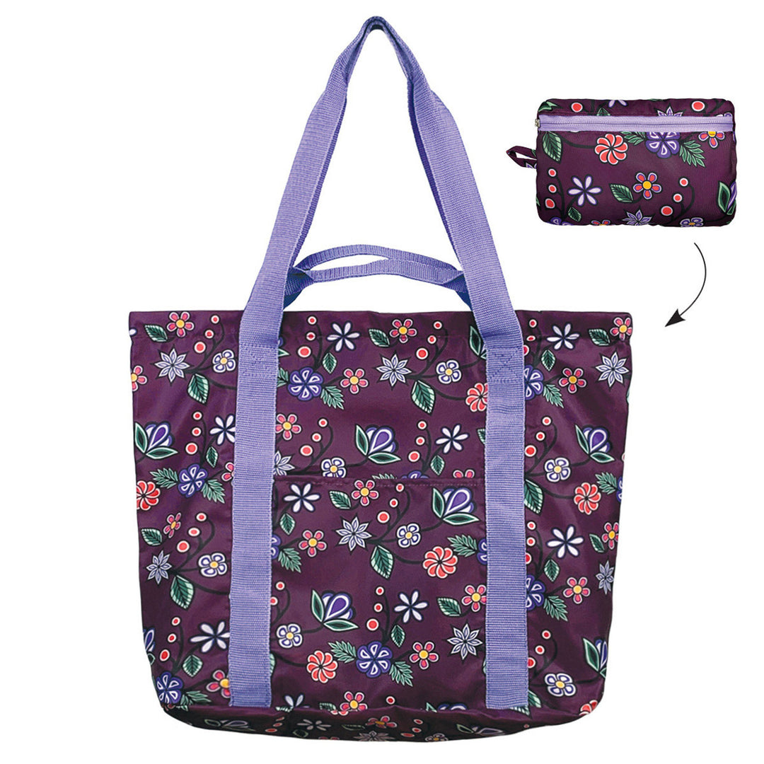 Native Northwest Ojibwe Florals Packable Tote
