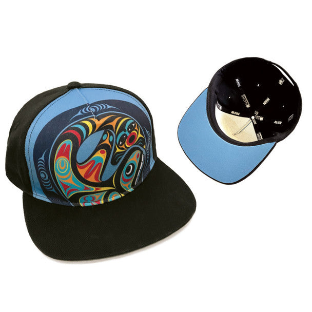 Native Northwest Whale Snap Back Cap