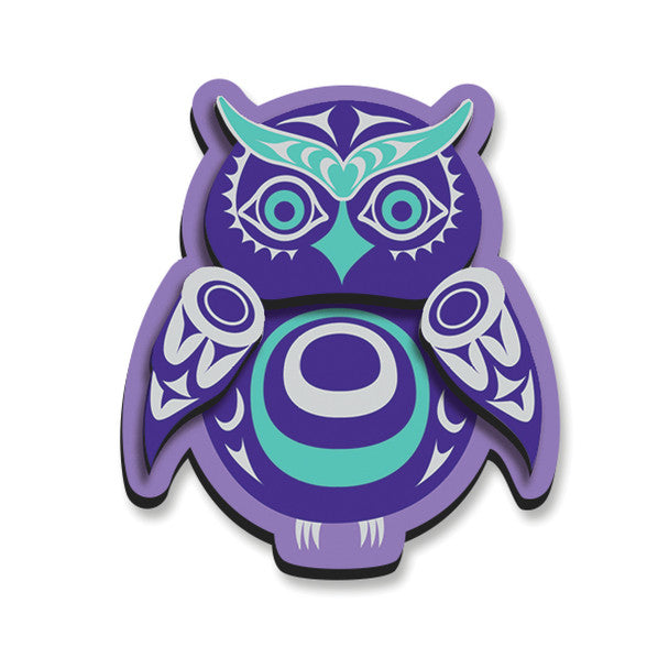 Native Northwest 3D Owl Magnet