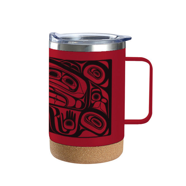 Native Northwest Treasure of Our Ancestors Base Travel Mug with Handle (16oz)