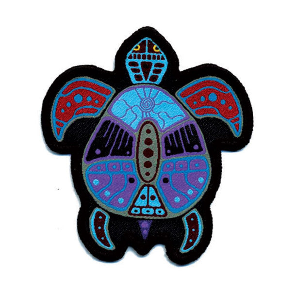Native Northwest Turtle Iron-On Patch