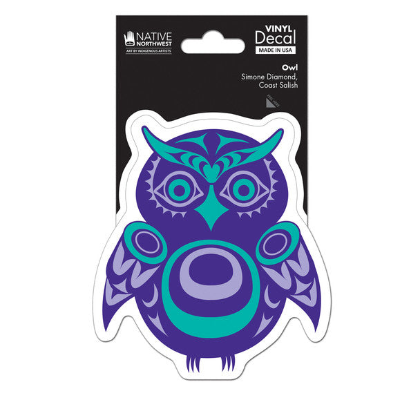 Native Northwest Owl Decal