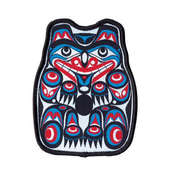 Native Northwest Bear Iron-On Patch
