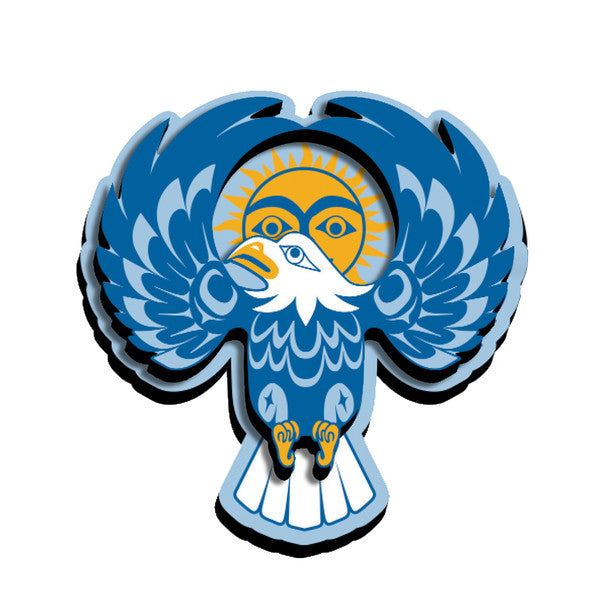 Native Northwest 3D Eagle Sun Magnet