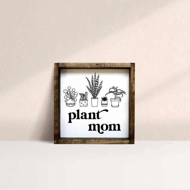 "Plant Mom Wood Sign by william rae designs