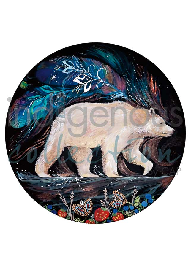 CAP Spirit Bear Art Plaque