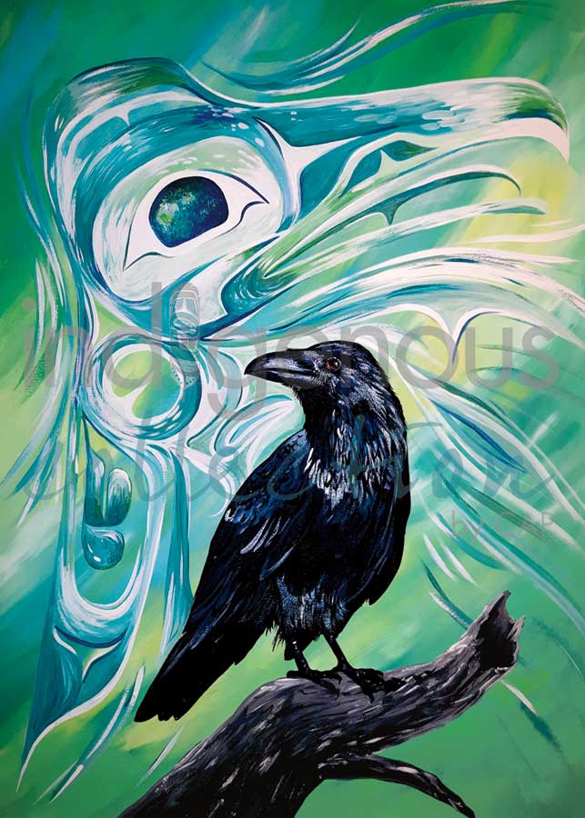 CAP Raven's Spirit Art Plaque