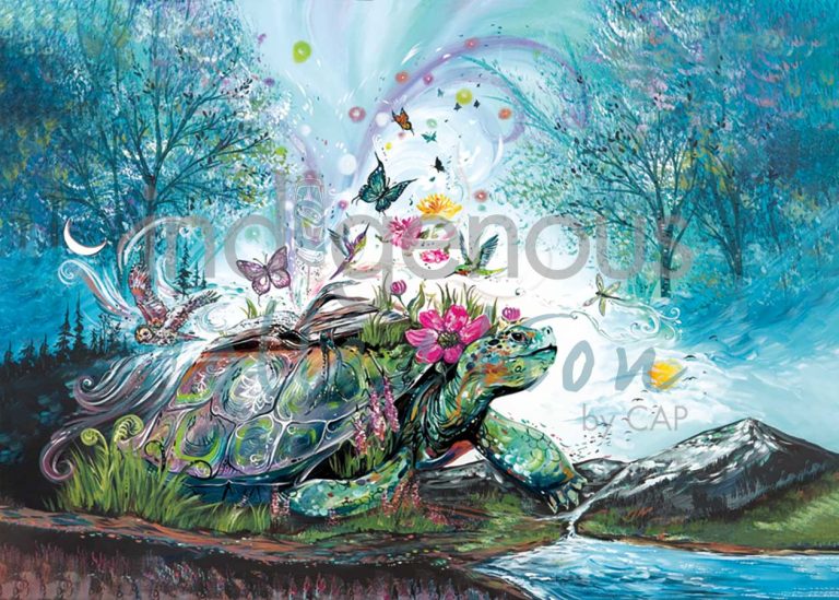 CAP Mystical Turtle Art Plaque