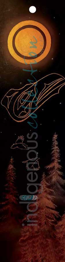 CAP Bookmark Copper Raven