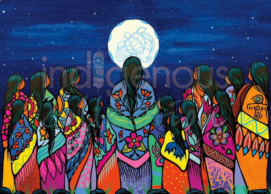CAP Full Moon Ceremony Small Art Plaque