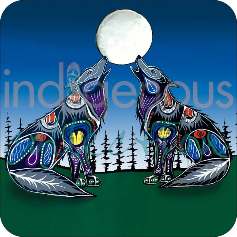 CAP Howling Duo Coasters